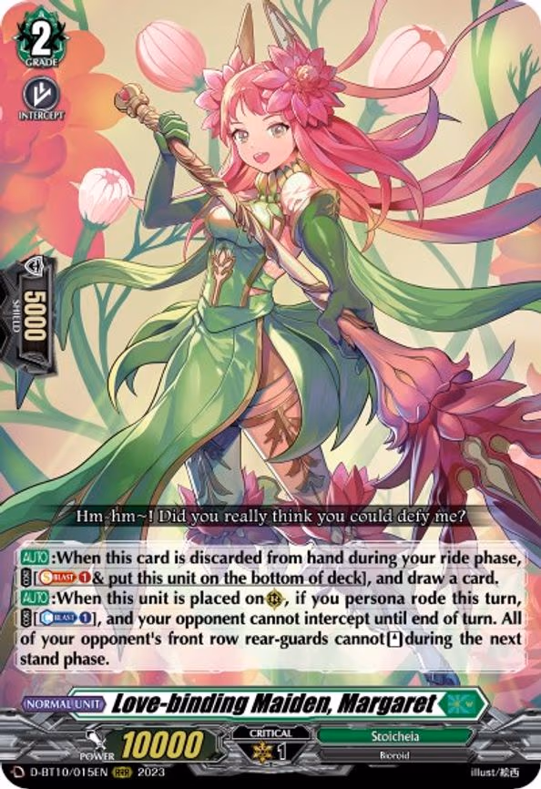 Love-binding Maiden, Margaret - RRR (D-BT10/015EN)
