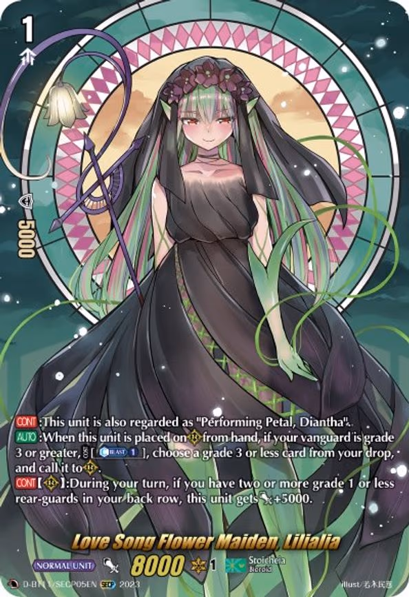 Love Song Flower Maiden, Lilialia - SECP (D-BT11/SECP05EN)