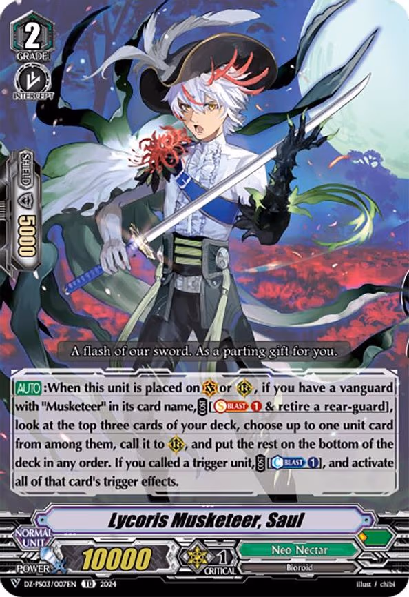 Lycoris Musketeer, Saul