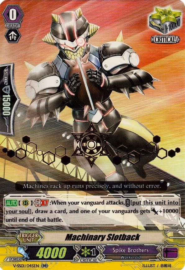 Machinary Slotback - RR (V-SS01/045EN)
