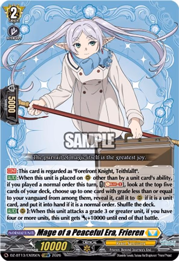 Mage of a Peaceful Era, Frieren - EXRRR (DZ-BT13/EX05EN)