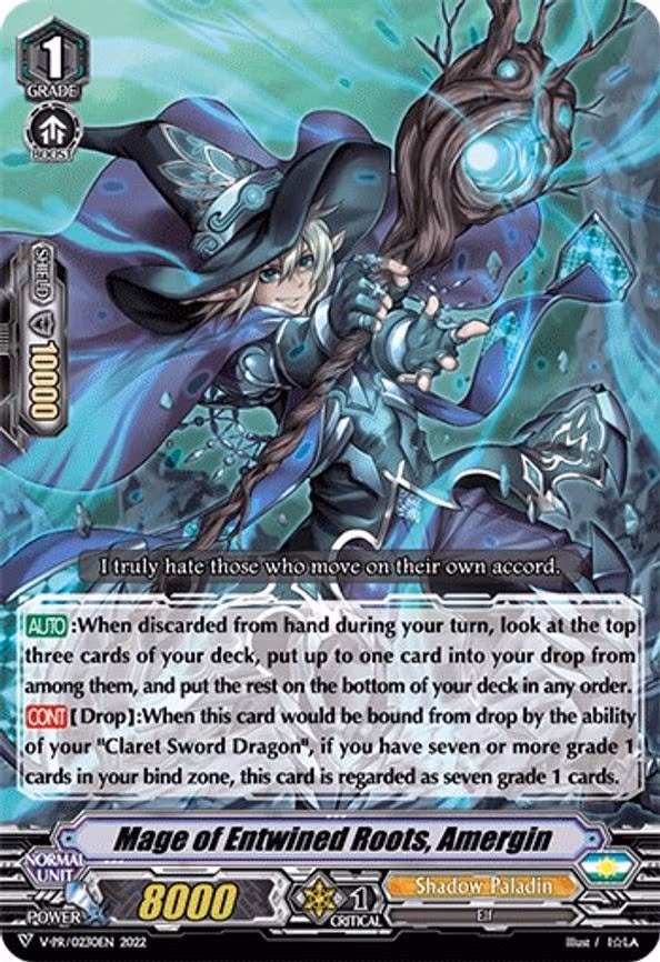 Mage of Entwined Roots, Amergin - PR (V-PR0230EN)