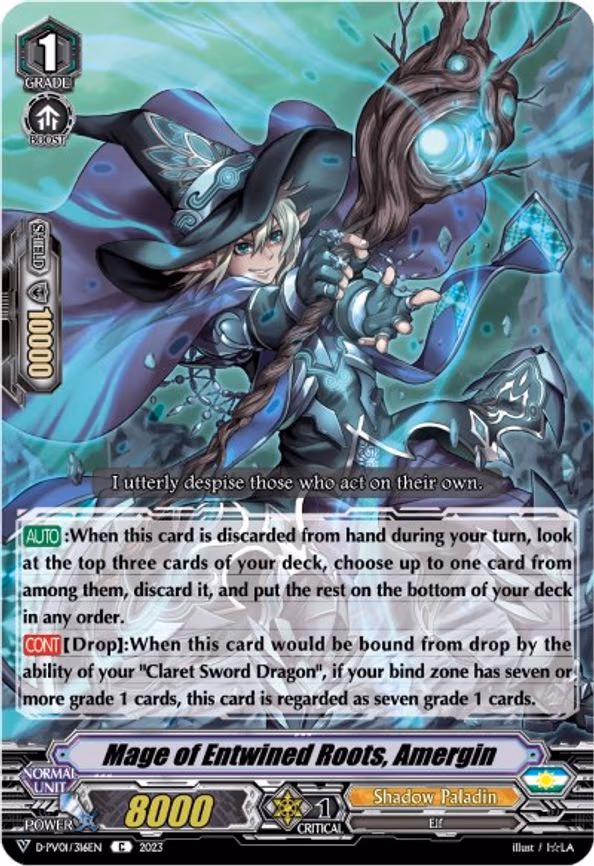 Mage of Entwined Roots, Amergin - C (D-PV01/316EN)