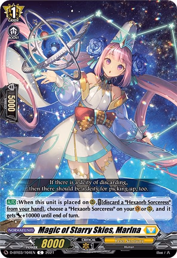 Magic of Starry Skies, Marlna - C (D-BT03/104EN)