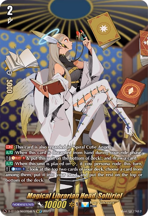 Magical Librarian Head, Soltiriel - SECP (D-BT13/SECP04EN)