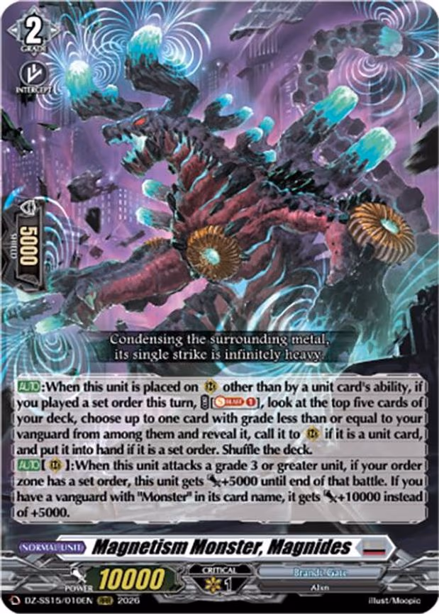 Magnetism Monster, Magnides - RRR (DZ-SS15/010EN)