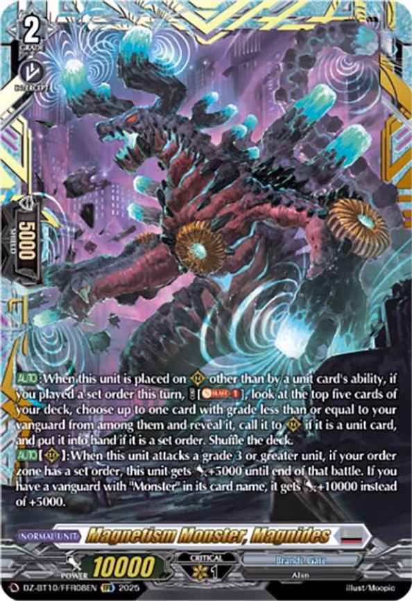Magnetism Monster, Magnides - Double Frame Rare (DZ-BT10/FFR08EN)