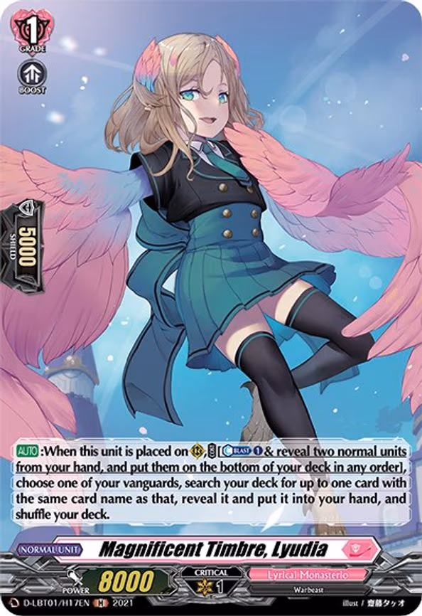 Magnificent Timbre, Lyudia (Holo) - H (D-LBT01/H17EN)
