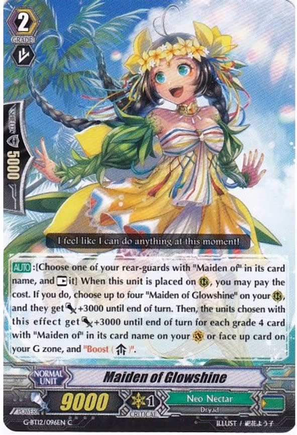Maiden of Glowshine - C (G-BT12/096EN)