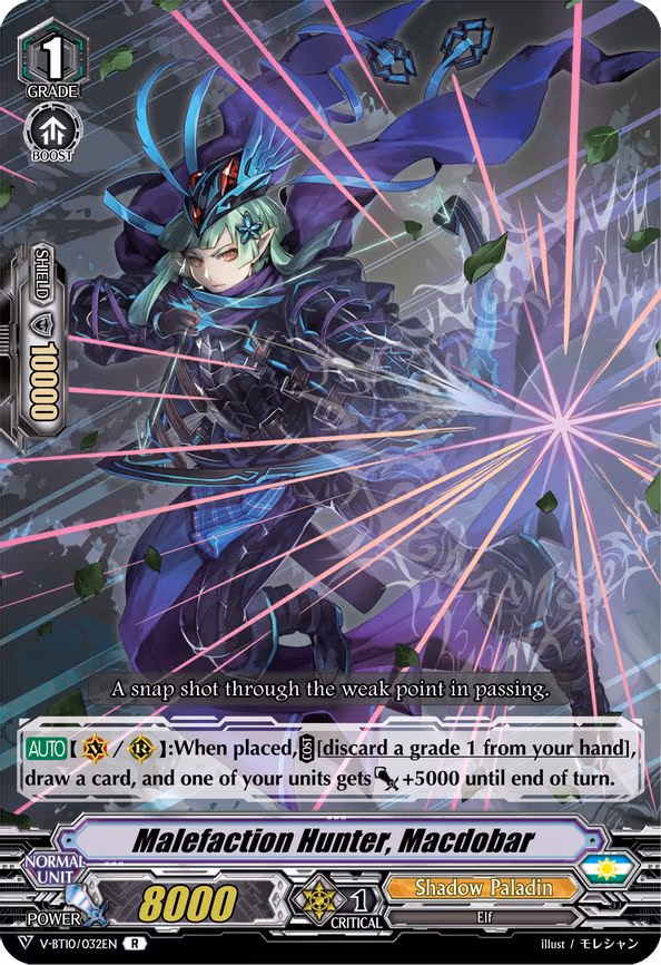 Malefaction Hunter, Macdobar - R (V-BT10/032EN)
