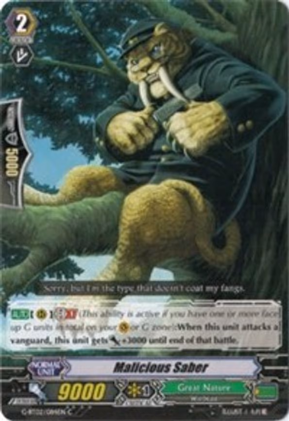 Malicious Saber - C (G-BT02/084EN)