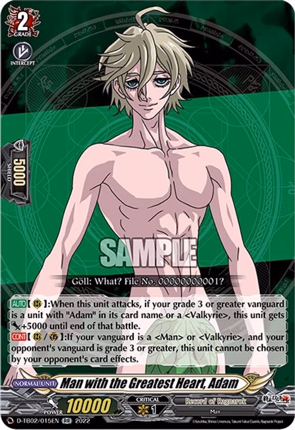 Man with the Greatest Heart, Adam - RR (D-TB02/015EN)