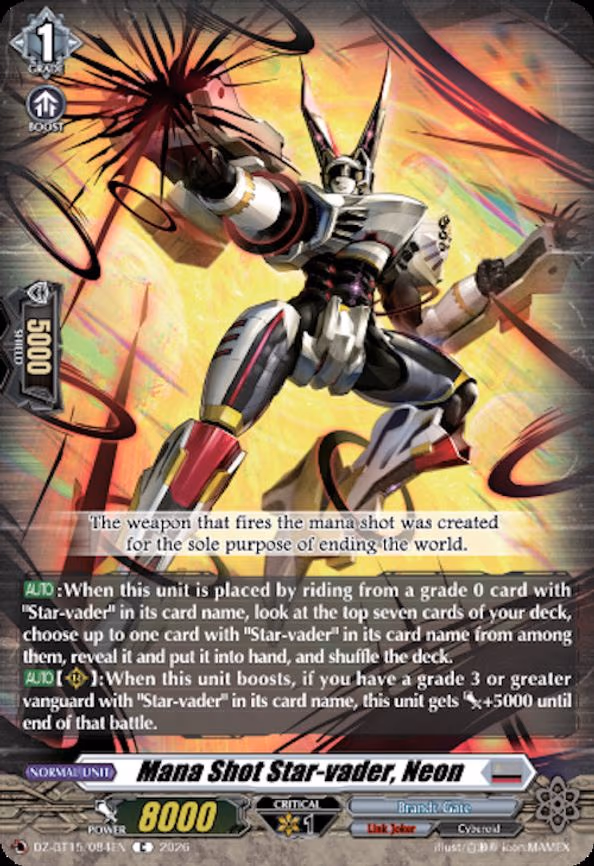 Mana Shot Star-vader, Neon - C (DZ-BT15/084EN)