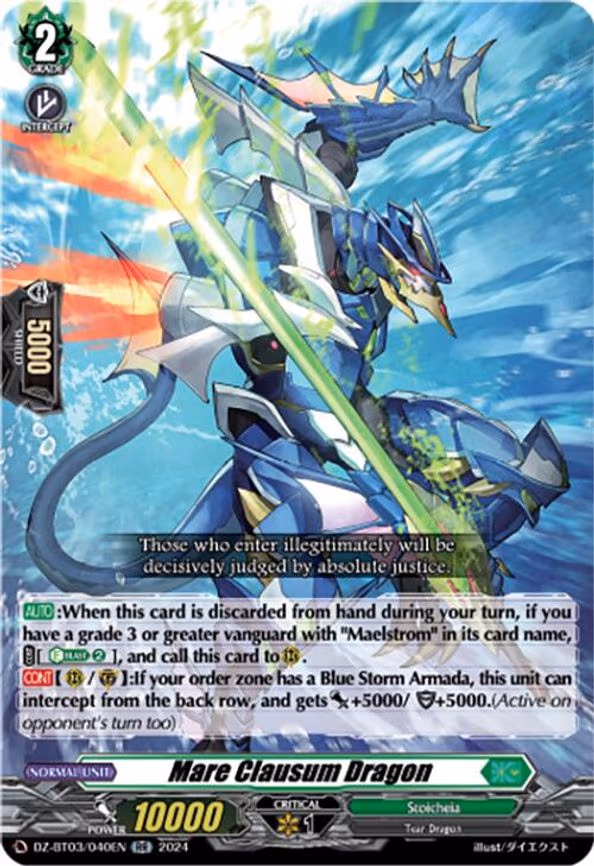 Mare Clausum Dragon - RR (DZ-BT03/040EN)