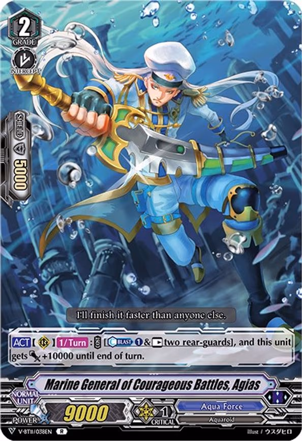 Marine General of Courageous Battles, Agias - R (V-BT11/038EN)