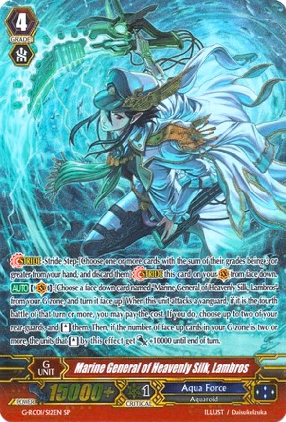 Marine General of Heavenly Silk, Lambros - SP (G-RC01/S12EN)