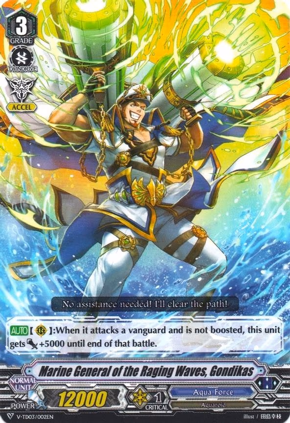 Marine General of the Raging Waves, Gondikas