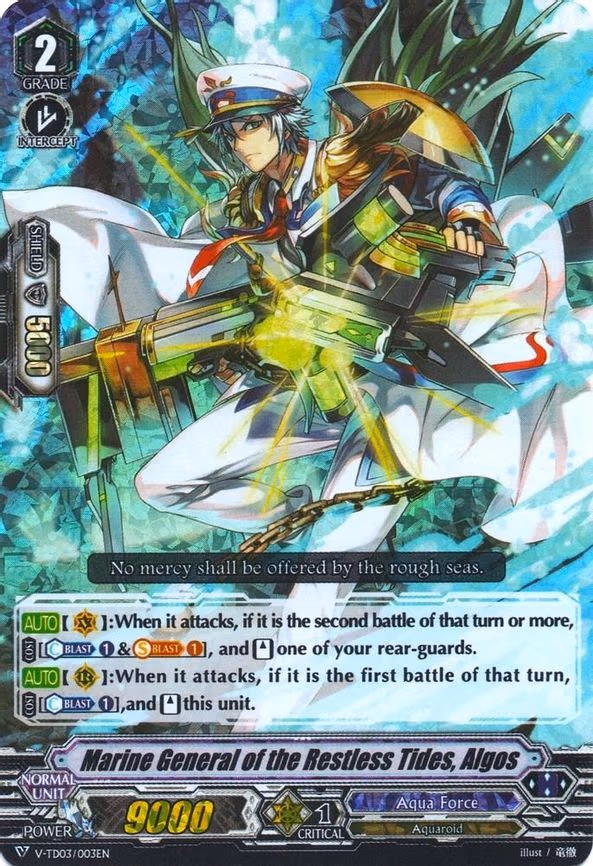 Marine General of the Restless Tides, Algos