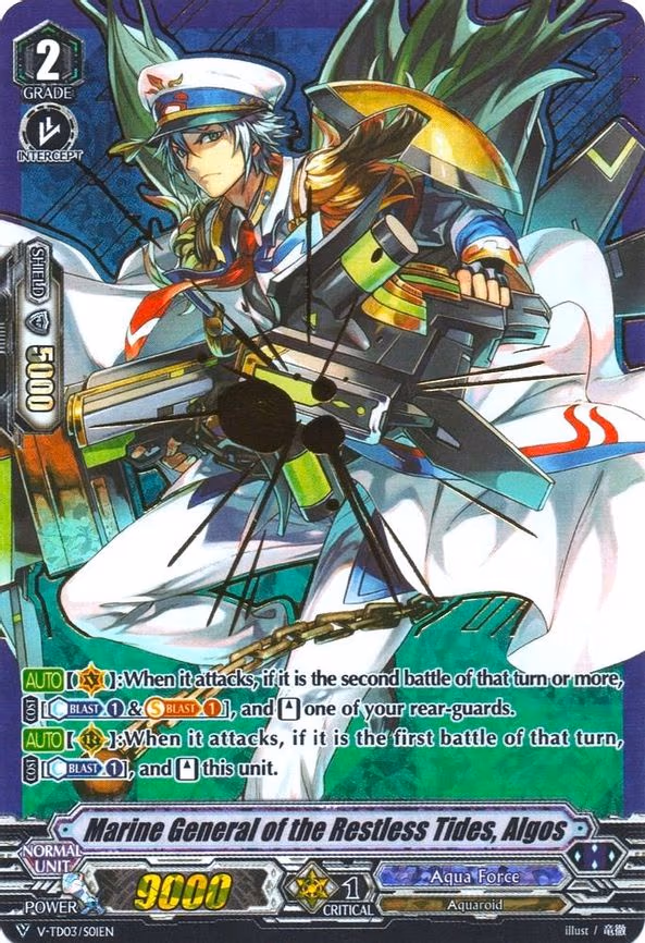 Marine General of the Restless Tides, Algos