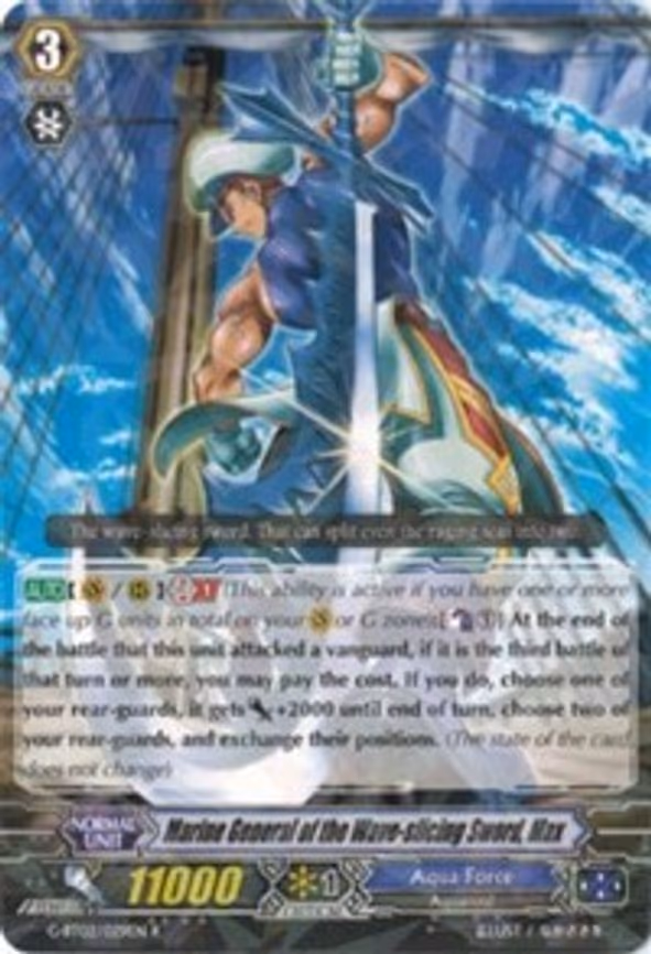 Marine General of the Wave-slicing Sword, Max - R (G-BT02/029EN)