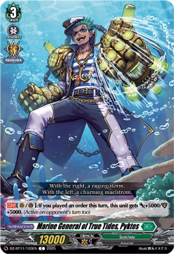 Marine General of True Tides, Pyktes - C (DZ-BT11/103EN)