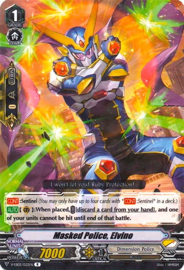 Masked Police, Elvino - R (V-EB02/022EN)