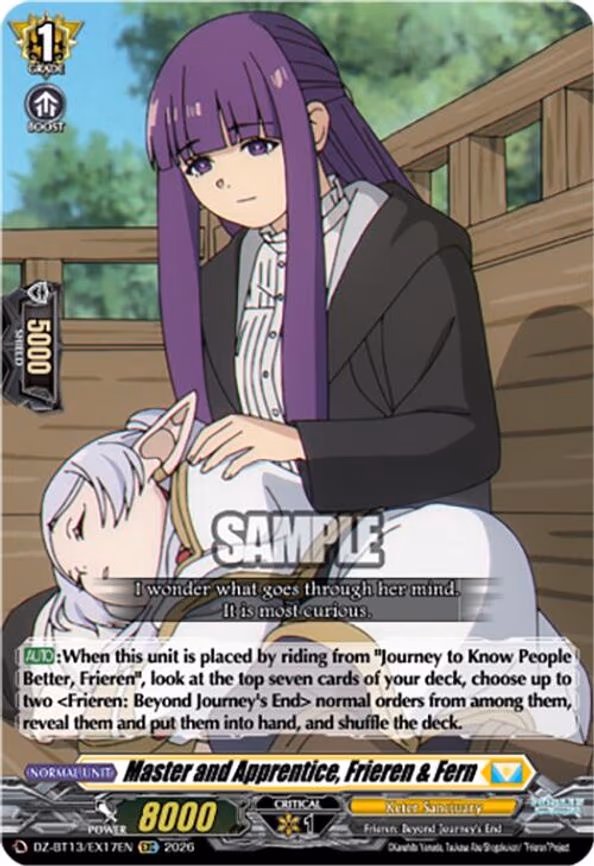 Master and Apprentice, Frieren & Fern - EXC (DZ-BT13/EX17EN)