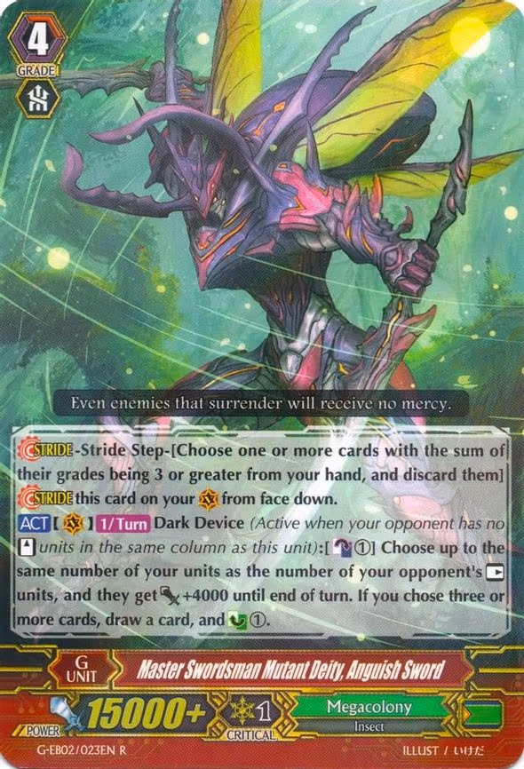 Master Swordsman Mutant Deity, Anguish Sword - R (G-EB02/023EN)