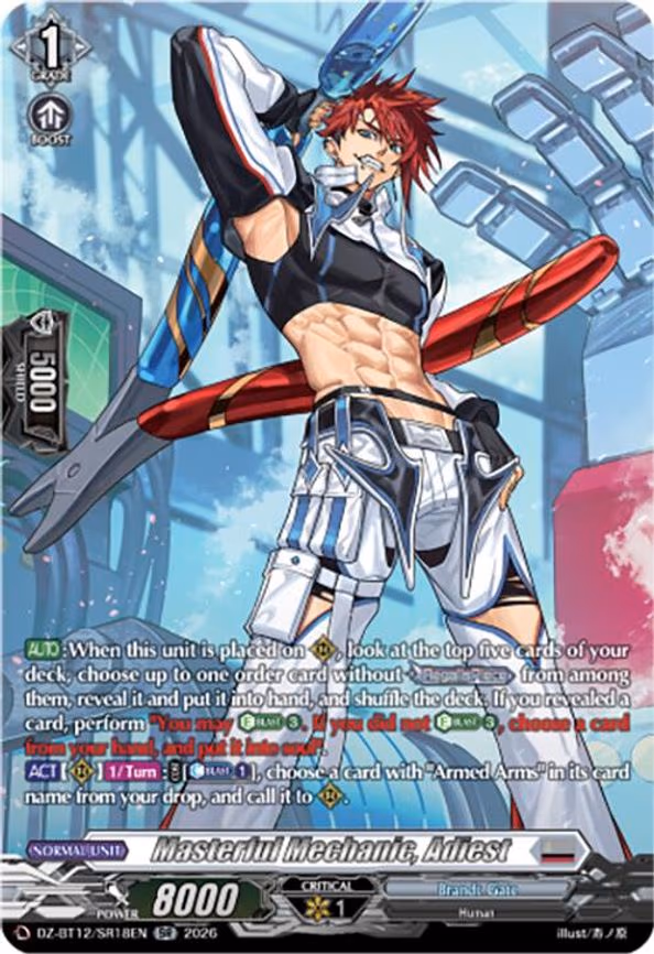 Masterful Mechanic, Adiest - SR (DZ-BT12/SR18EN)