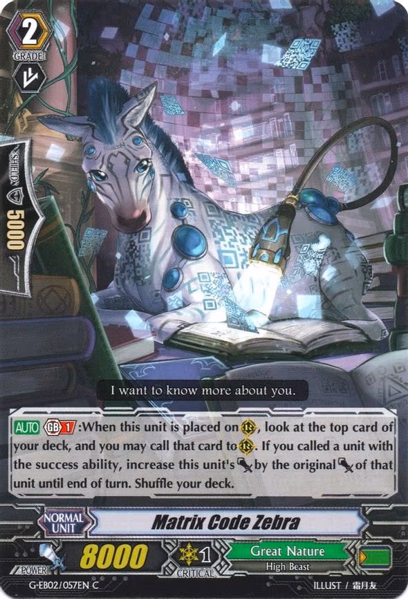 Matrix Code Zebra - C (G-EB02/057EN)