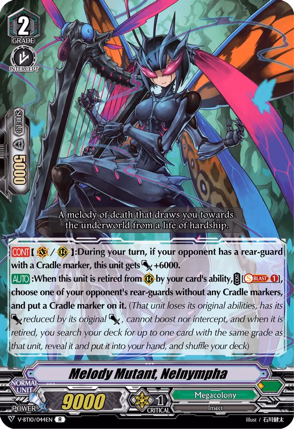 Melody Mutant, Nelnympha - R (V-BT10/044EN)