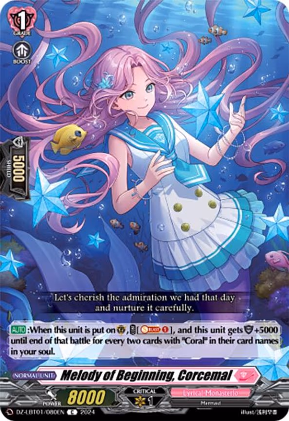 Melody of Beginning, Corcemal - C (DZ-LBT01/080EN)