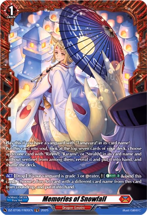 Memories of Snowfall - FR (DZ-BT06/FR05EN)
