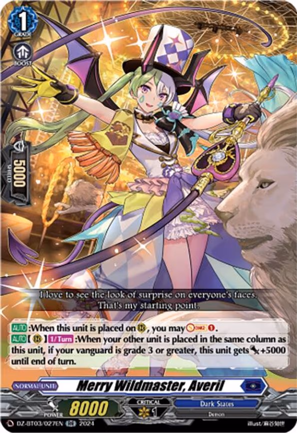 Merry Wildmaster, Averil - RR (DZ-BT03/027EN)