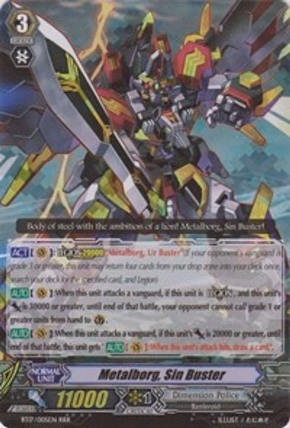Metalborg, Sin Buster - RRR (BT17/005EN)