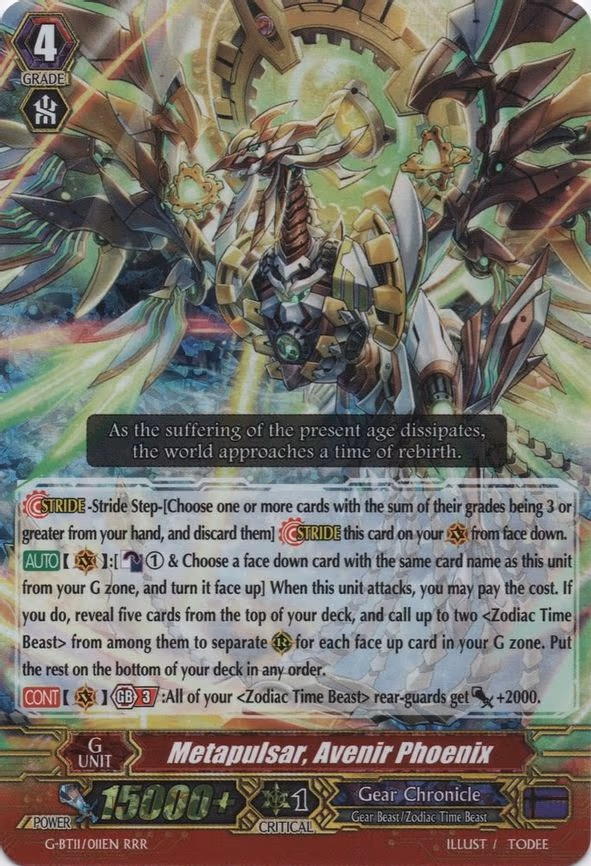 Metapulsar, Avenir Phoenix - RRR (G-BT11/011EN)