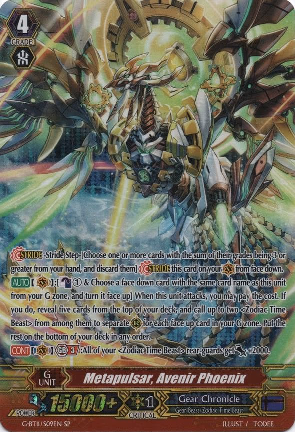 Metapulsar, Avenir Phoenix - SP (G-BT11/S09EN)