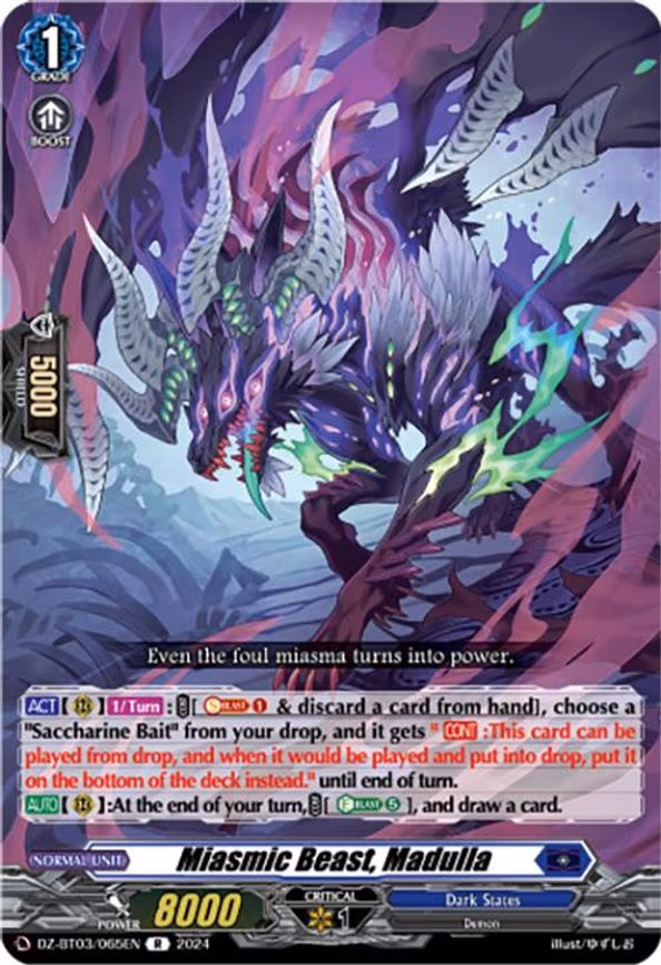 Miasmic Beast, Madulla - R (DZ-BT03/065EN)