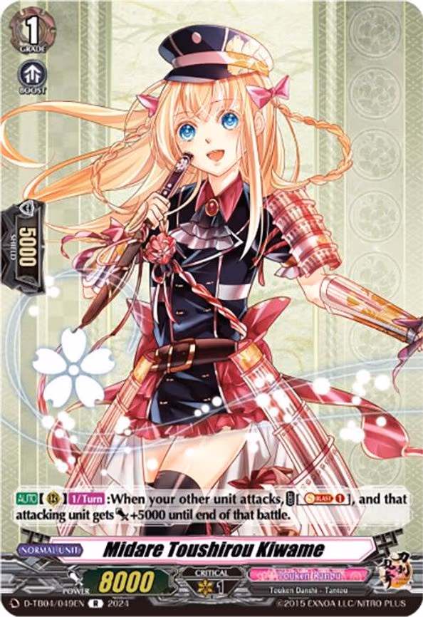 Midare Toushirou Kiwame - R (D-TB04/049EN)