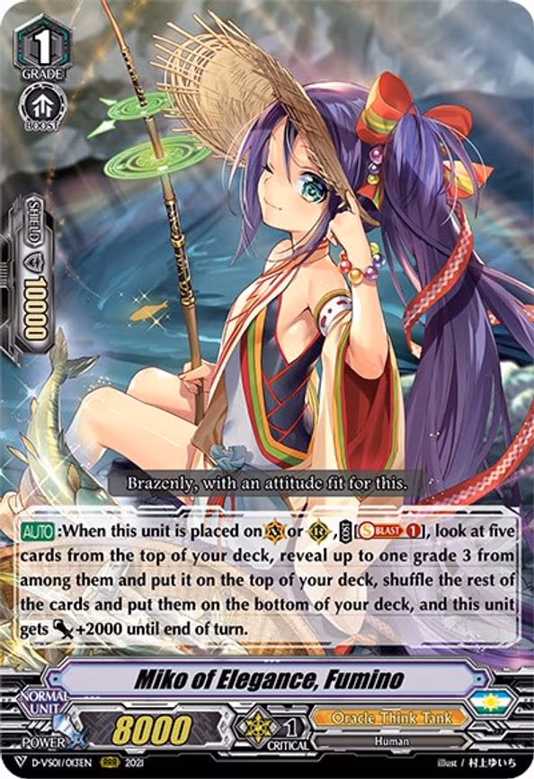 Miko of Elegance, Fumino - RRR (D-VS01/013EN)