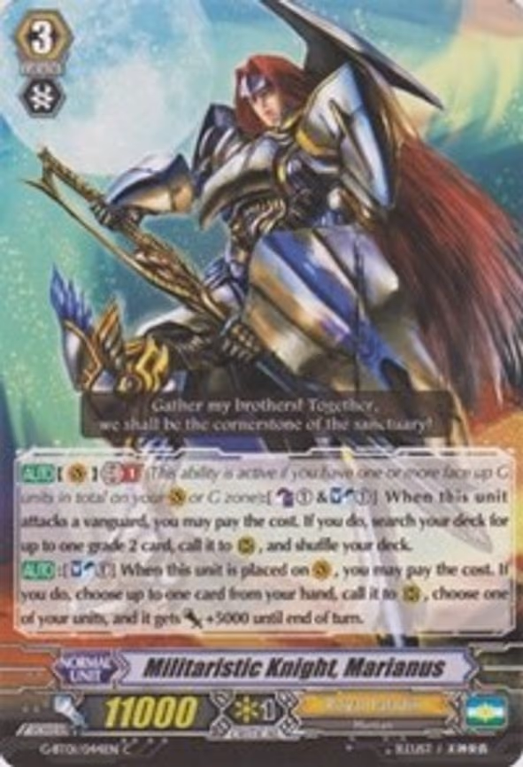 Militaristic Knight, Marianus - C (G-BT01/044EN)