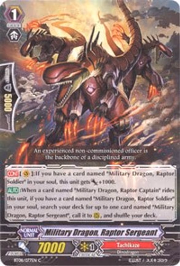 Military Dragon, Raptor Sergeant - C (BT08/077EN)