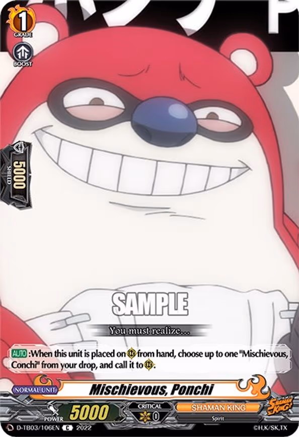 Mischievous, Ponchi - C (D-TB03/106EN)