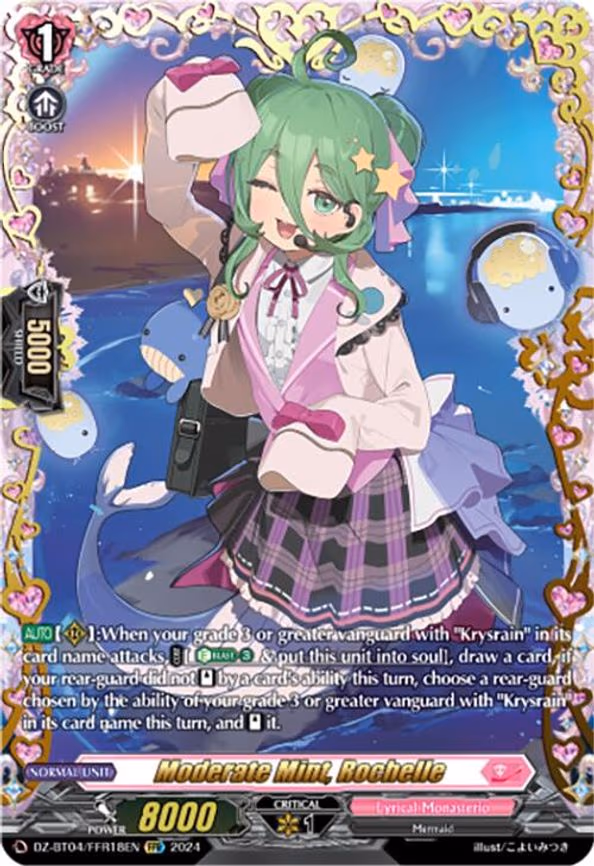 Moderate Mint, Rochelle - FFR (DZ-BT04/FFR18EN)