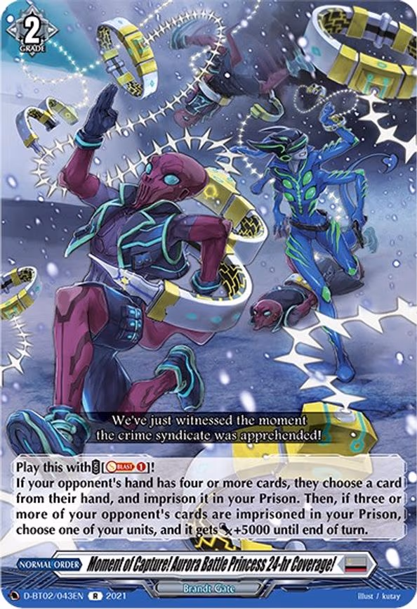 Moment of Capture! Aurora Battle Princess 24-hr Coverage! - R (D-BT02/043EN)