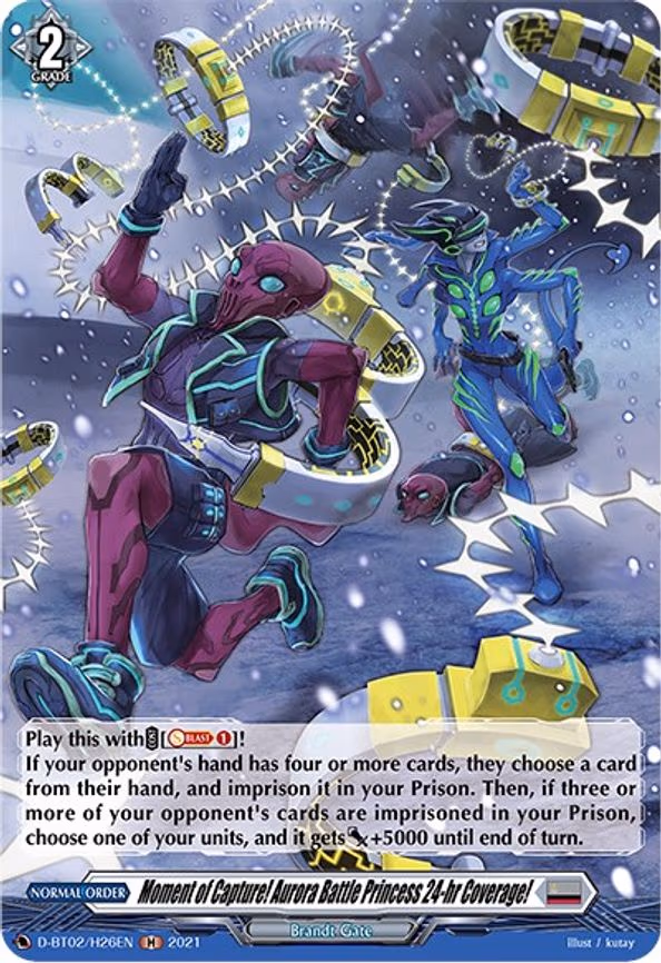 Moment of Capture! Aurora Battle Princess 24-hr Coverage! (Holo) - H (D-BT02/H26EN)