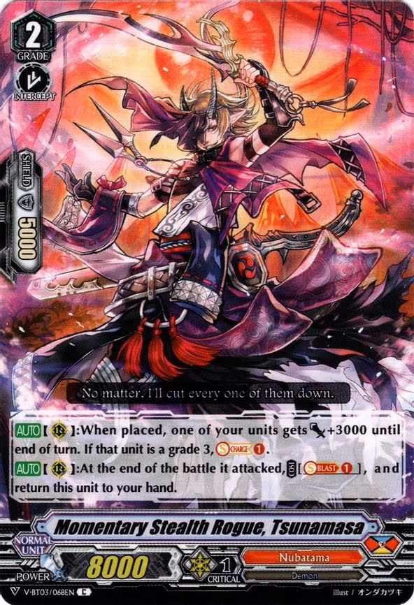 Momentary Stealth Rogue, Tsunamasa - C (V-BT03/068EN)