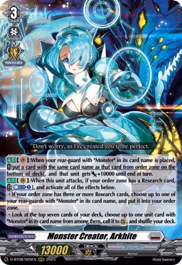 Monster Creator, Arkhite - RRR (D-BT08/005EN)