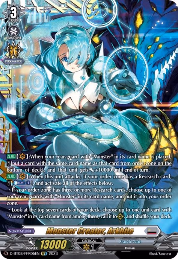 Monster Creator, Arkhite - FFR (D-BT08/FFR05EN)