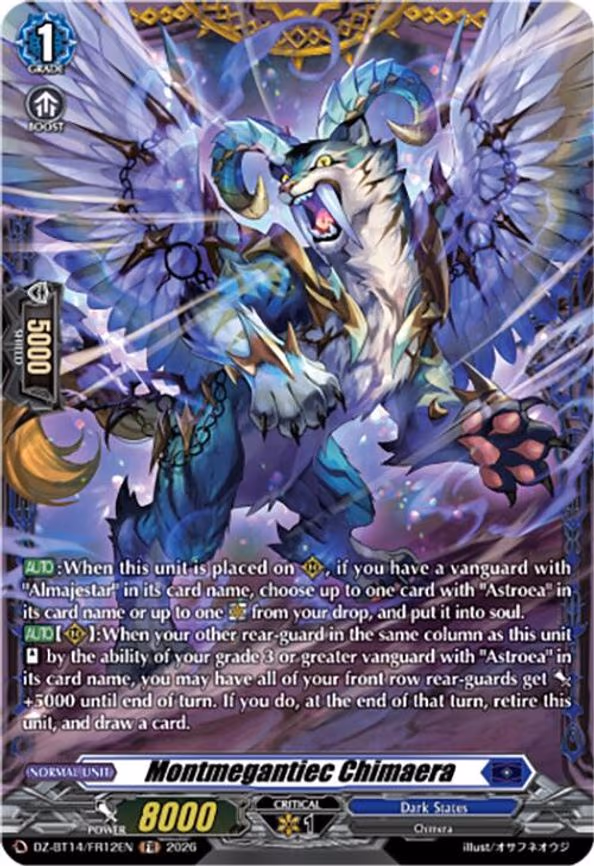 Montmegantiec Chimaera - Frame Rare (DZ-BT14/FR12EN)